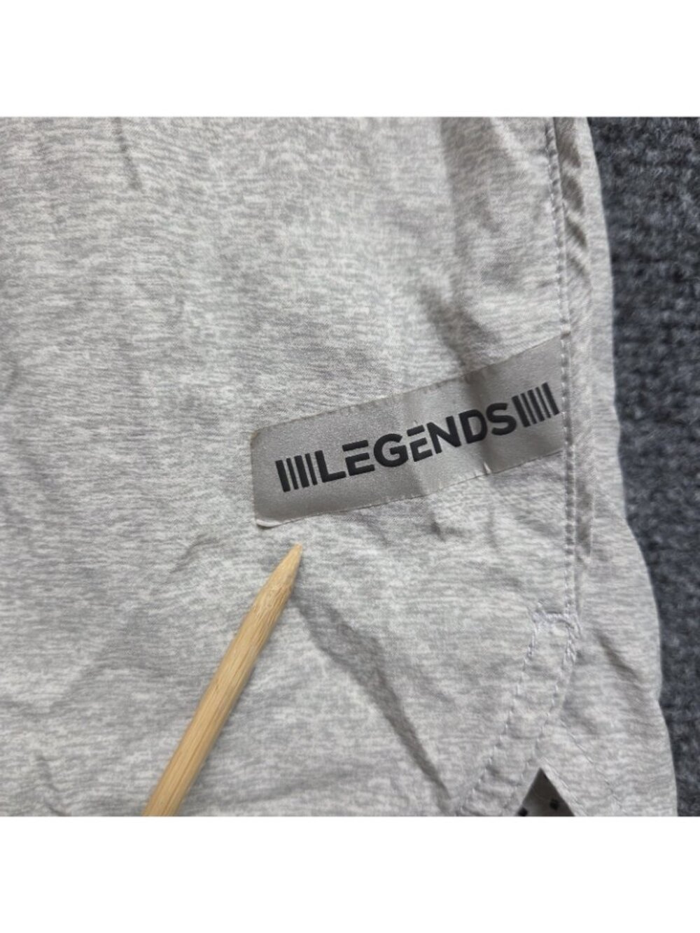Legends Shorts Men XL Gray Unlined 7" Luka Athletic Running Gym Casual A2 - Picture 3 of 10